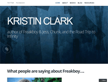 Tablet Screenshot of kristinelizabethclark.com